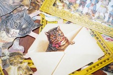 4 pcs - Vintage Embossed Paper