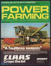 DECEMBER 1981 "POWER FARMING" Magazine Brochure