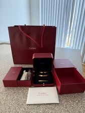 Immaculate Gold Cartier Love Bracelet.