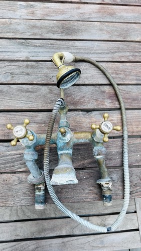 Antique bath mixer tapes with - bath,
