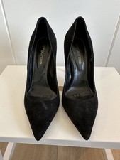 Sergio Rossi Black Suede Pumps