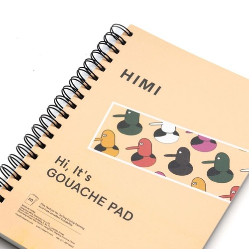 Himi gouache paper pad 160gsm - gouache,