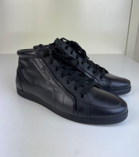 Prada high top saffiano - prada,