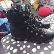 ladies Black boots By EVANS