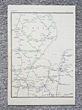 Vintage 1976 map showing Pre