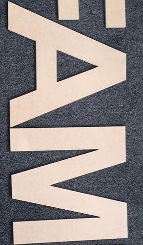 Mdf wooden letters - wooden,
