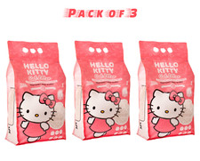Hello Kitty Brand Bentonite Natural Baby Powder Clumping Cat Litter - 15Litter
