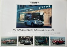 Aston Martin DB5 Saloon And Convertible Rare Vintage A1 Car Poster