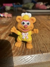 Vintage 1986 Fozzie Bear Muppet Babies PVC Figure Rare Retrp Collectable