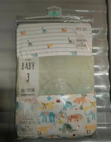 Baby pack cotton sleepsuits - baby,