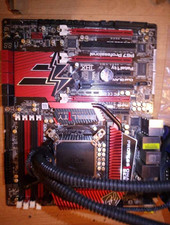 PC  ASRock Fatal1ty P67 Professional motherboard, gpu, cooler for Spares Repairs