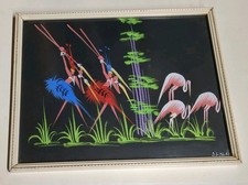 Vintage Tribal Art Two Figures