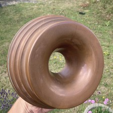 Antique Bundt Cake Mold Copper
