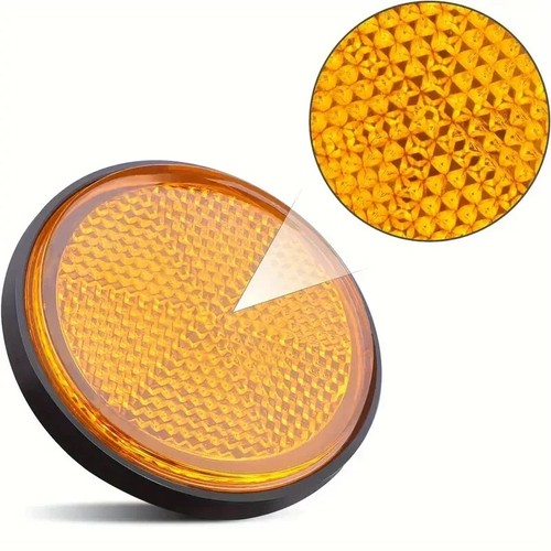 Pcs 58mm rear - orange, round
