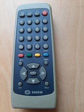 GENUINE SAGEM FREEVIEW BOX REMOTE CONTROL USED IN GOOD WORKING ORDER