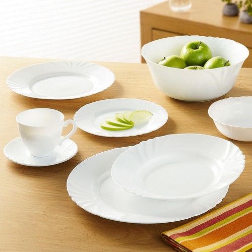 Luminarc cadix white 18pc opal - cadix,
