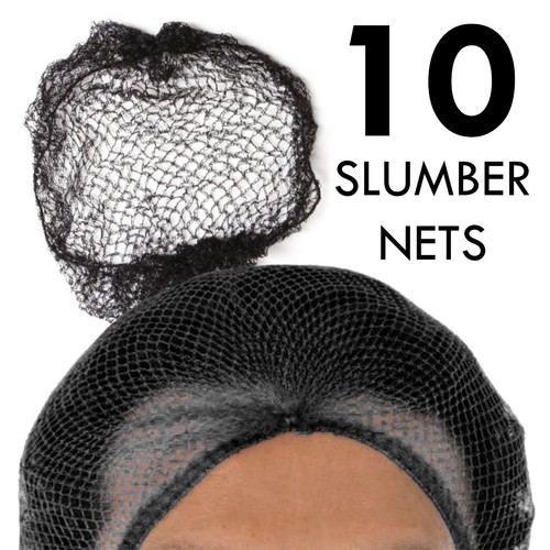 10x black slumber nets hair - slumber,