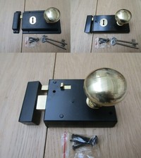 Rim Lock Door Knob Handle Sets