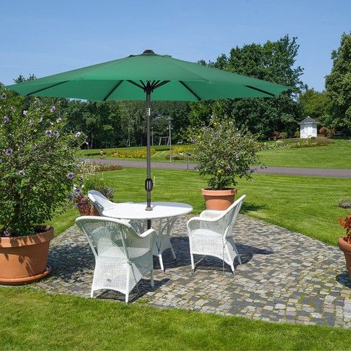 Xlarge round garden parasol - 3m,