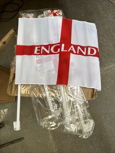 Set england car flags - set, of