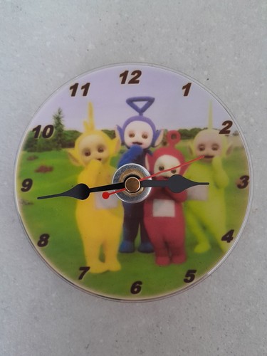 Telly tubby wall clock - tubby, clock.