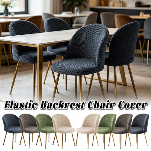 Curved chair cover short back - chair,