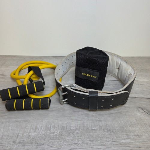 Gold gym weightlifting belt - gym,