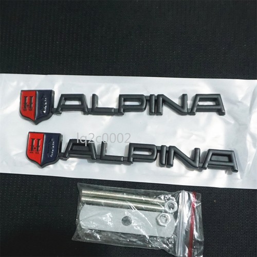 Black matte alpina - matte, metal