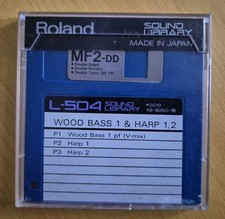 Roland Sounds L - 504 Roland W30 Floppy Disk Sample Library - W30 