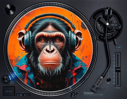Chimpanzee pop art artwork - chimpanzee,