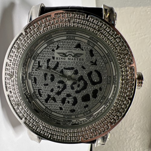 Men leopard print watch - leopard, by