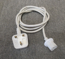 Genuine Original Apple Mains Power Cable White UK Plug 1.8M  iMac Volex