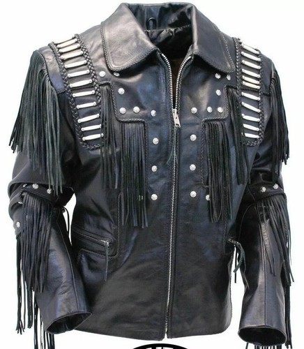 Men native american leather - men's,