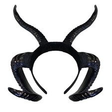 Black Devil Headband Gothic