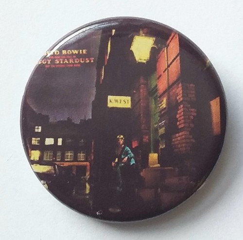 David bowie button badge rise - button,