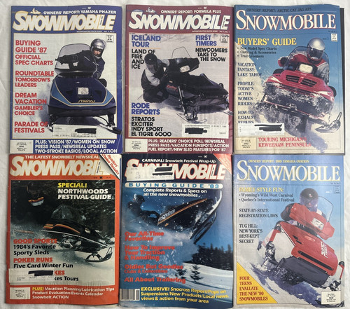 Lot snowmobile magazine 82 - lot,
