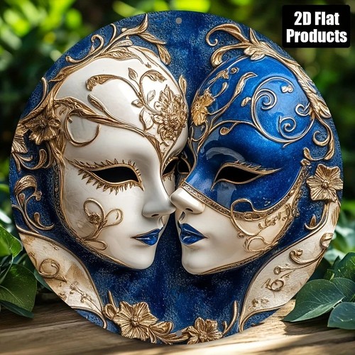 Vintage venetian mask metal - venetian,