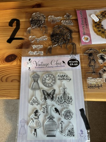 Selection clear stamps - of,