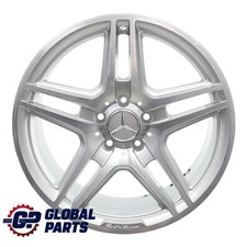 Mercedes W204 AMG Wheel Alloy Rim 18" ET:50 8J 5-Double Spoke Silver A2044014102