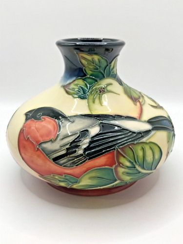 Moorcroft vase finches - moorcroft, 'finches