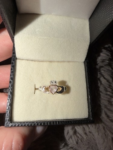 Irish claddagh ring rose - irish,