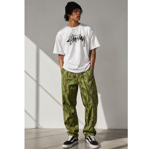 Nwt stussy pull beach - up, pant