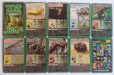 TOP TRUMPS - USA - 2008 - GRASSHOPPER VERSION 'BUGS' 8 CARD SAMPLE PACK - OPEN