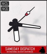 BLACK  NEW FOR SEIKO NH35 NH36 7002 7S26 WATCH HANDS MM200 MM300