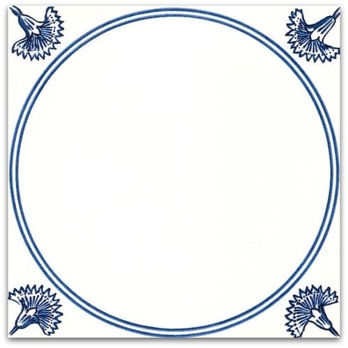 Tiles delft art decor - "delft,