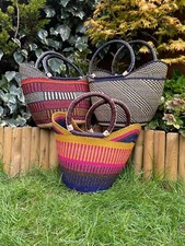 African woven baskets