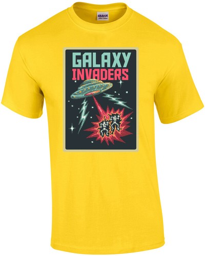 Galaxy invaders retro movie - retro,