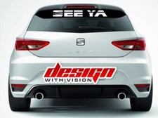SEE YA SEAT FUNNY CAR STICKER DECAL JDM CYA CUPRA R IBIZA LEON FR Large