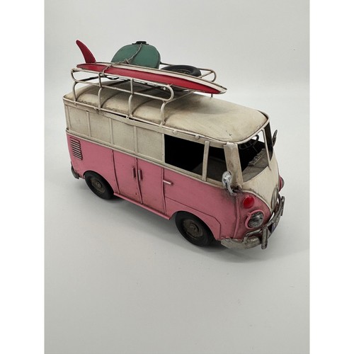 Vintage metal bus model - vintage, vw