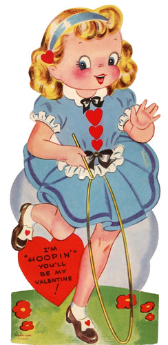 Vintage valentine large - valentine,